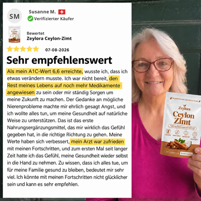 Ceylon-Zimt – 7'200 mg Äquivalent mit MCT-Öl